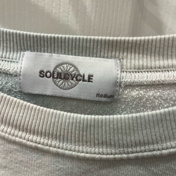 Soul Cycle limited edition Hamptons crewneck, size M, blue&white tie-dye - Picture 5 of 5